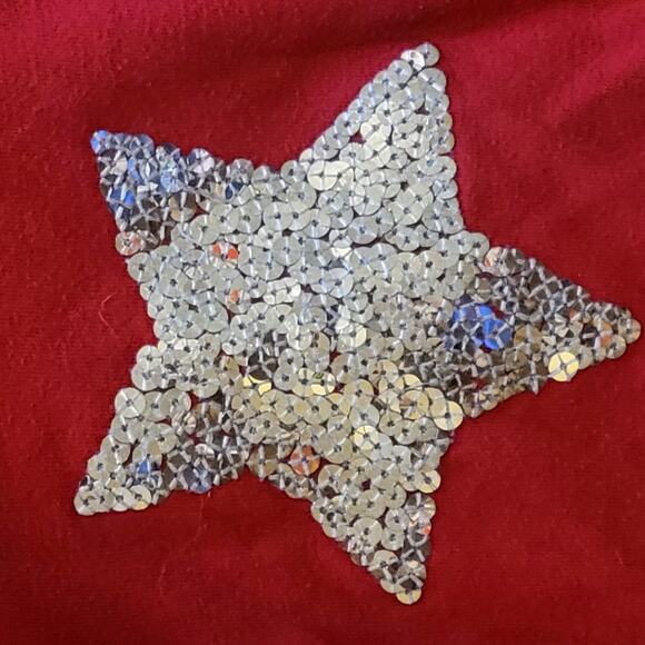 Gymboree Girls Red Blue Sequin Star Dress Size 5 Sleeveless Skirt Patriotic - Picture 4 of 8